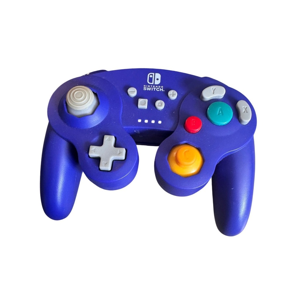 PowerA‎ Wireless GameCube Style Controller for Nintendo Switch Indigo 1507452-01